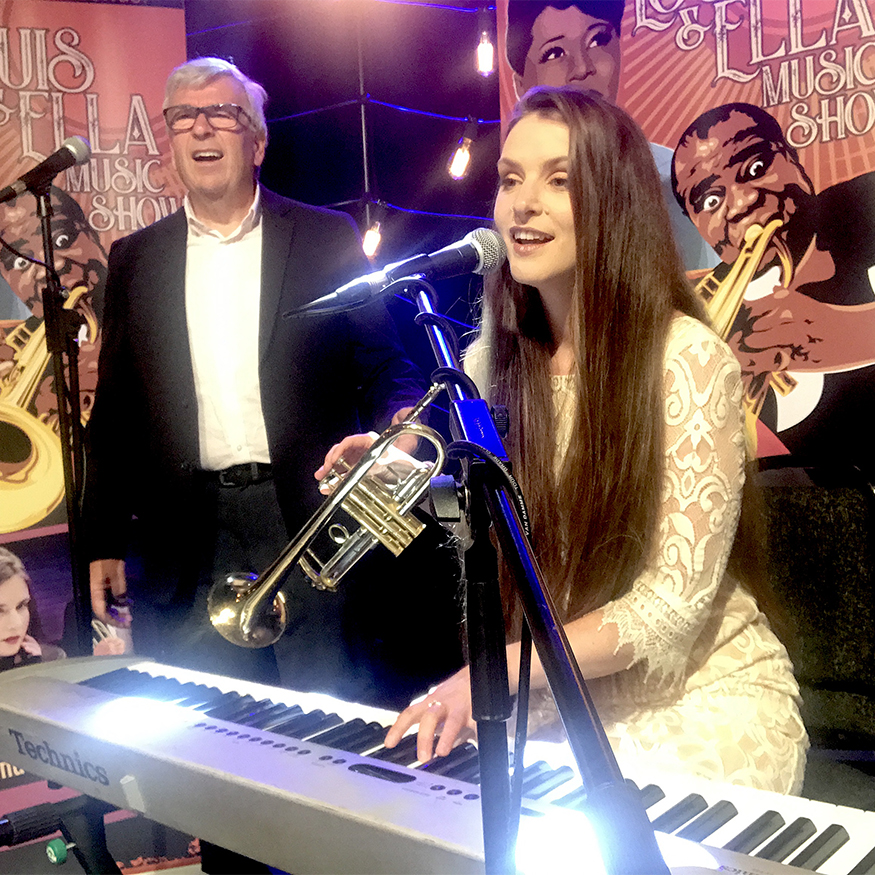 Davie Cottle Trio &amp; Sarah Meek 🎺
mailchi.mp/carmarthenshir…
An unmissable musical tribute to Louis Armstrong &amp; Ella Fitzgerald | Teyrnged gerddorol na ellir ei cholli i Louis Armstrong ac Ella Fitzgerald