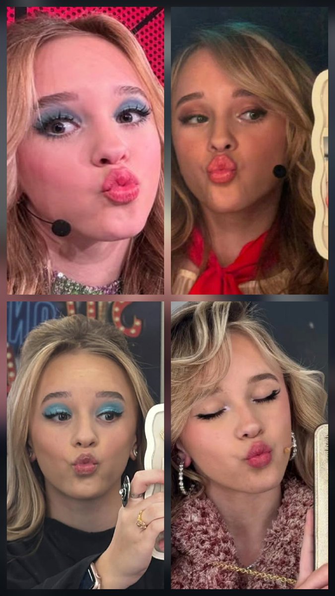 Edith_van_G's tweet image. Waarom telkens dat kusmondje? Zó overdreven. Ze is wel heel dol op zichzelf met al haar selfies op haar Insta. #EmmaKok 😒 #starsonstage gelukkig de laatste morgenavond.