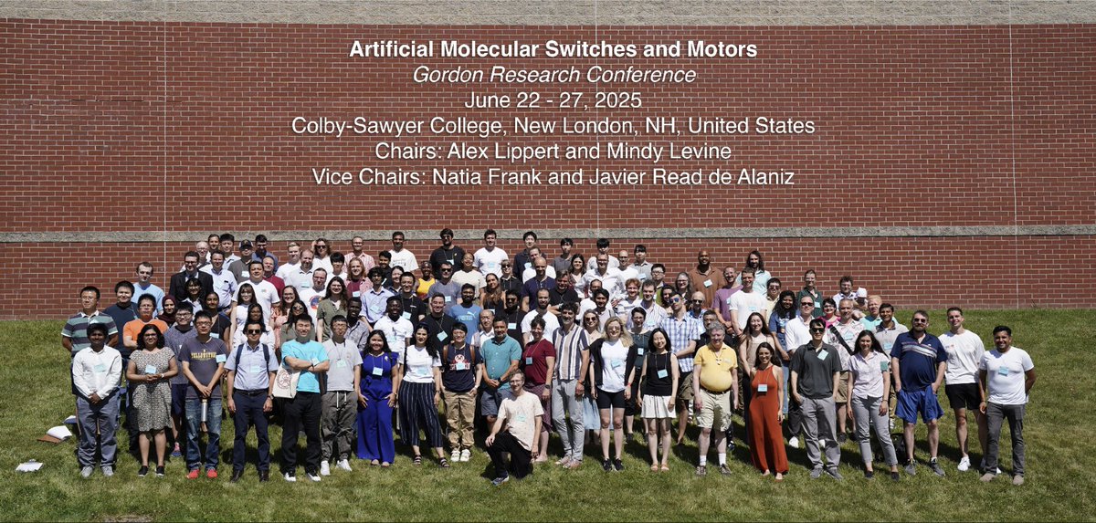 Subhayan_Chem's tweet image. Had an amazing week at the Gordon Research Conference on Artificial Molecular Switches and Motors (June 22–27, NH, USA)!
Presented my poster and had great discussions with top minds in the field. Grateful for the science, the connections, and the energy driving this field forward