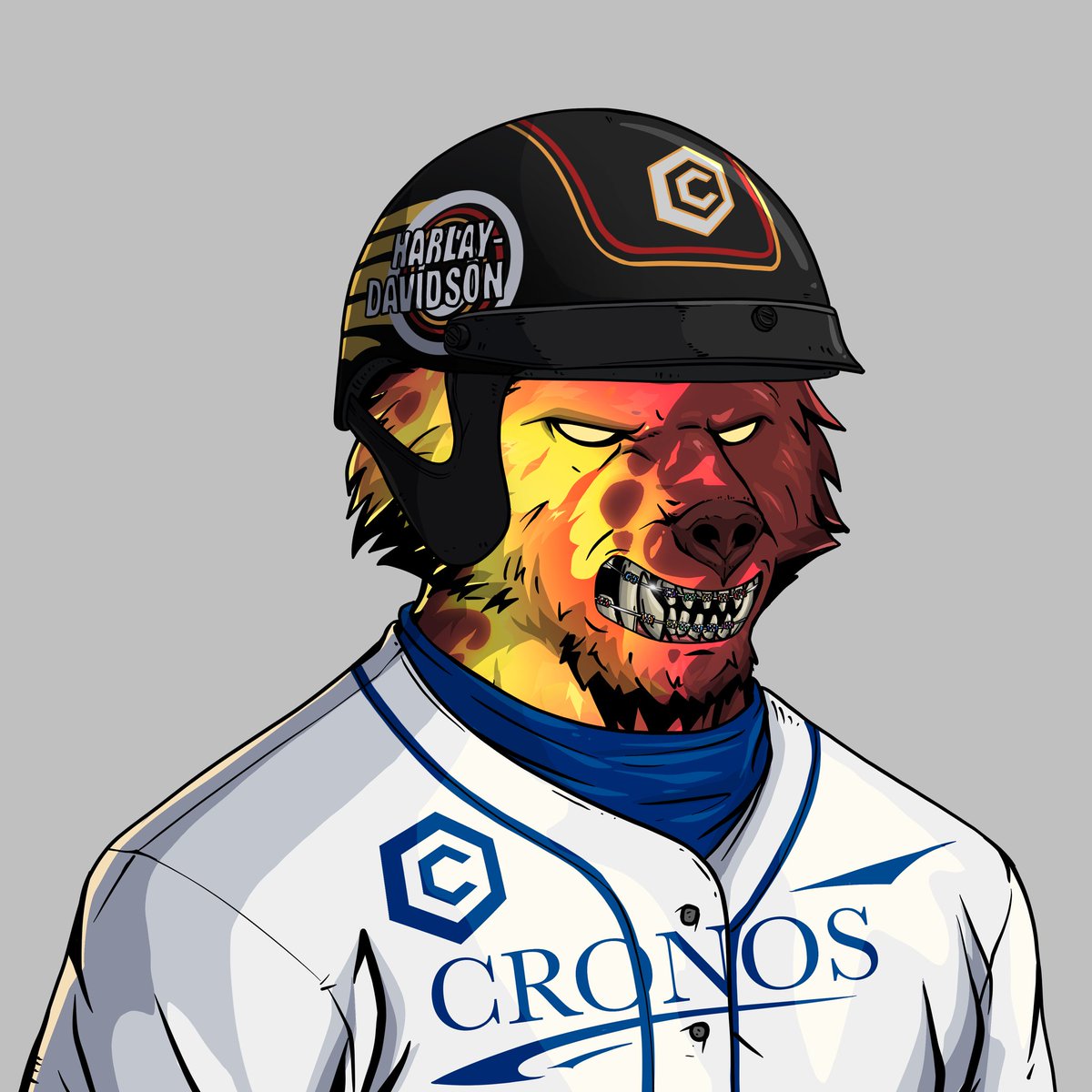 Sammm_0024's tweet photo. Let's get this minted out! #crofam 💪 The Infernal Skin Trait is straight 🔥🔥🔥 Who's #MystbearNFT also shares the same?! #SumoStrong #SumoSquad https://t.co/Hhmhx1sI0K