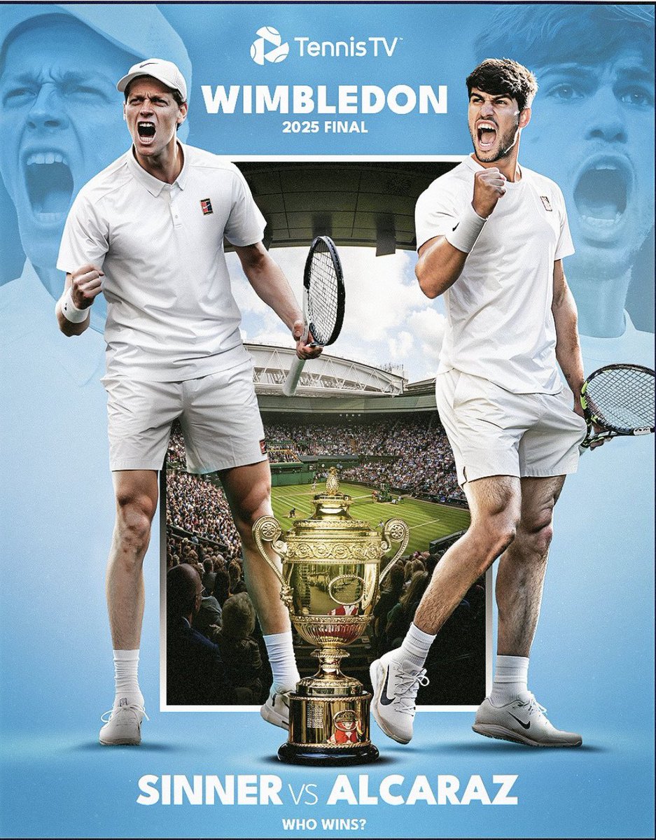 قمة كبيرة مرتقبة يوم الأحد 
 القادم تحدي الجيل الجديد
  الأول والثاني عالمياً 
              سينر 🇮🇹 - الكاراز 🇪🇸
  يوم الأحد الساعة السادسة مساء