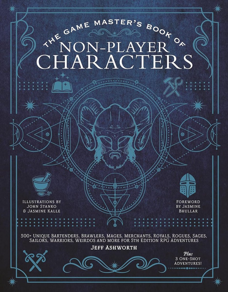 Tabletop_Deals's tweet image. The Game Master&apos;s Book of Non-Player Characters: 500+ unique bartenders, brawlers, mages, merchants, royals, rogues, sages, sailors, warriors, weirdos ...

58% off

#ad amzn.to/4kxJyU0

#GMtools #DMtools #DnD