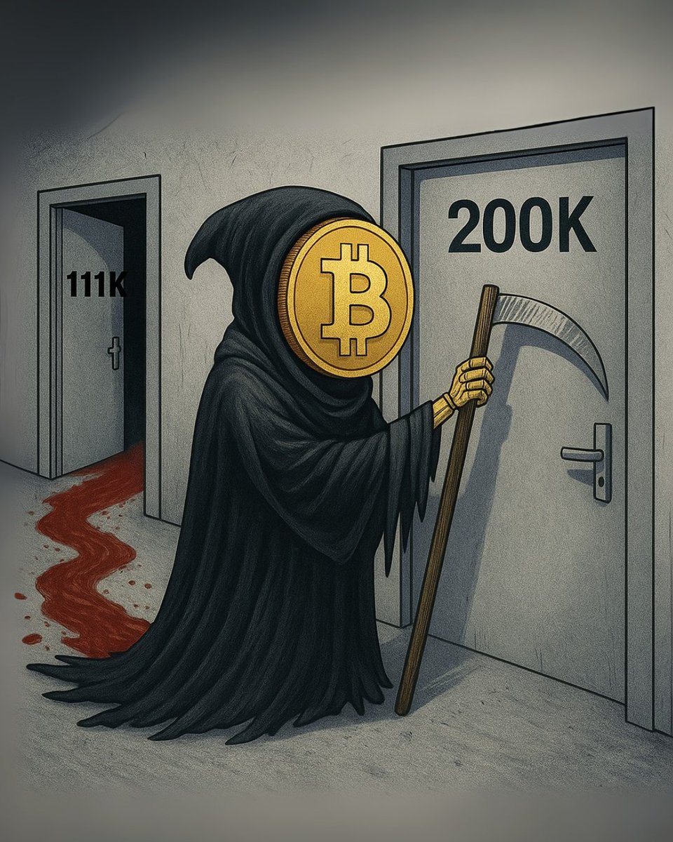 coinfinity_x's tweet photo. ๐จ Get ready for Bitcoin to reach $200K soon. The Grim Reaper is knocking ๐๐ฐ
๐ท: Bitcoin News
#Bitcoin #BTC #Crypto #CryptoNews #BullRun #Bitcoin200K #HODL #CryptoTwitter https://t.co/MecOpWGtPI