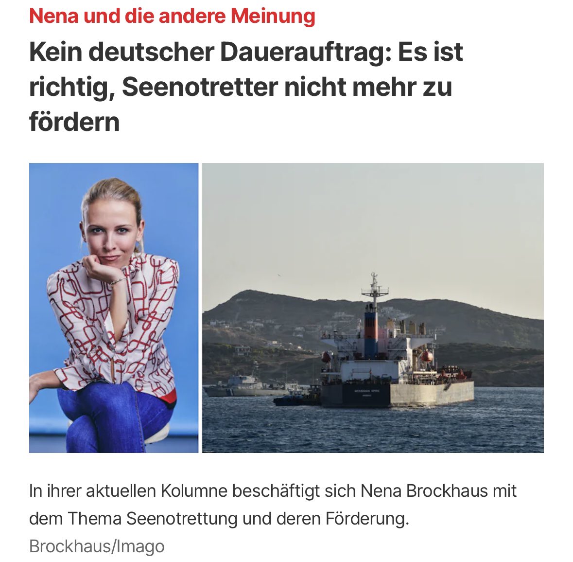 Gorden Isler (@gorden_isler) on Twitter photo 1/3🧵 „Wer Rettung garantiert, lädt zur Gefahr ein“, meint <a href="/nenacasc/">NENA BROCKHAUS</a> via <a href="/focusonline/">FOCUS online</a>. Doch diese Behauptung ist empirisch unbelegt. Menschen fliehen nicht über das Mittelmeer, weil sie gerettet werden könnten - sondern, weil es keine legalen und sicheren Fluchtwege mehr gibt. 1/3🧵 „Wer Rettung garantiert, lädt zur Gefahr ein“, meint <a href="/nenacasc/">NENA BROCKHAUS</a> via <a href="/focusonline/">FOCUS online</a>. Doch diese Behauptung ist empirisch unbelegt. Menschen fliehen nicht über das Mittelmeer, weil sie gerettet werden könnten - sondern, weil es keine legalen und sicheren Fluchtwege mehr gibt.