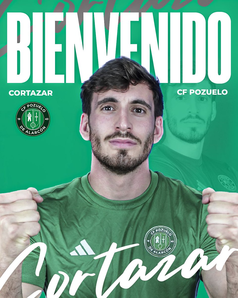 𝗙𝗜𝗖𝗛𝗔𝗝𝗘 |

🤝 CORTAZAR, FICHADO 🤝

🙌 Jorge Cortazar se convierte en nuevo jugador del Pozuelo 

🔝 Jugador con una amplia experiencia en 2RFEF y 3RFEF. Apuntalamos la defensa con contundencia y excelente trato de balón 🙌

¡¡ Bienvenido a tu nueva casa !!

💚🤍