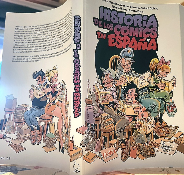 Tebeosfera's tweet image. Desde EFE Canarias han cubierto todo el libro Historia de los cómics en España con cuatro entrevistas que quizá te apetezca leer:
…iacionculturaltebeosfera.blogspot.com/2025/07/cuatro…