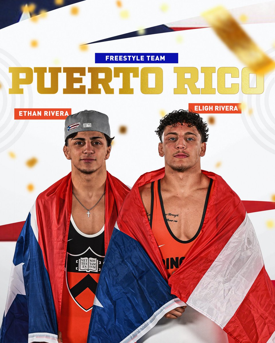 We want to congratulate Eligh Rivera ‘27 &amp; Ethan Rivera ‘28 on making age level World Teams for Puerto Rico! 

Ethan will compete this weekend at U20 Pan-American Games! 

Eligh will compete at the U23 Junior Pan-Am Games August 23