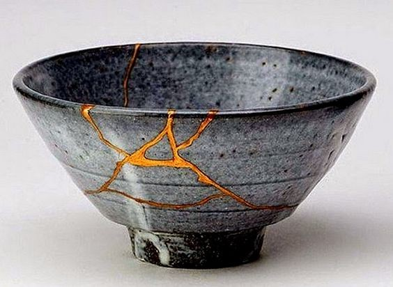 Kintsugi is the ancient Japanese art of “golden repair.” Cracked &amp; broken pottery is rejoined with lacquer &amp; gold &amp; becomes STRONGER in the repaired places

Character and beauty are enhanced by honoring, not hiding, it’s history

Is meaningful psychotherapy kintsugi for the soul?