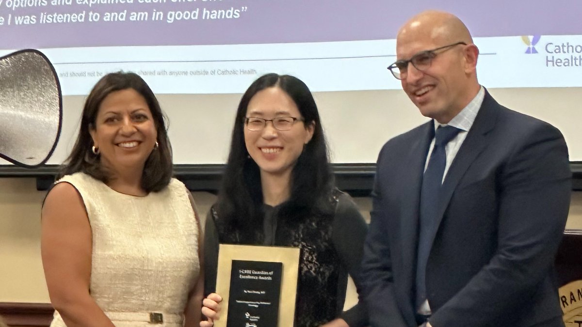 StFrancis_LI's tweet image. Earlier this week, Catholic Health held a special event to recognize physicians selected by our patients for providing an exceptional patient experience, as reflected in their outstanding communication skills as scored in Press Ganey surveys.