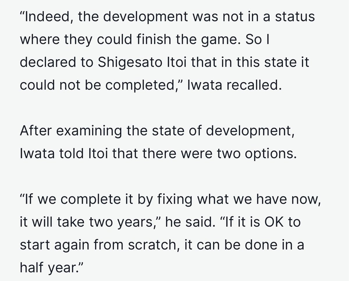 MonkeyNess's tweet image. 10 years ago, Satoru Iwata passed away.
Among the many things he did, one of his most impressive feats was reprogramming virtually all of Mother 2, when it faced threats of cancellation after four years in development.
He and his team completed the task in just one month.