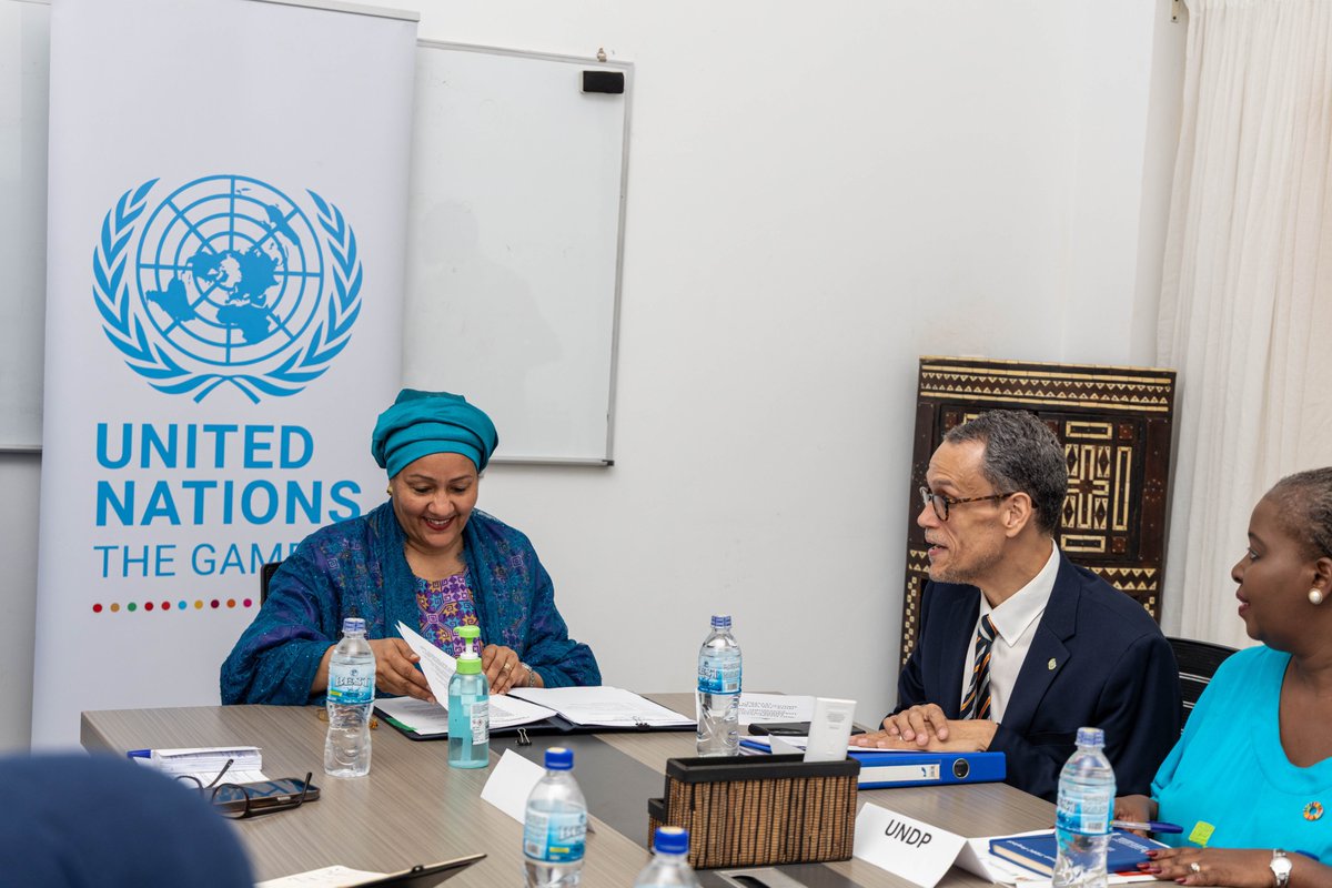 AminaJMohammed's tweet image. Grateful for the UN family in The Gambia @UNGambia — steadfast in supporting the country’s key transitions and advancing peace, justice, and the SDGs.