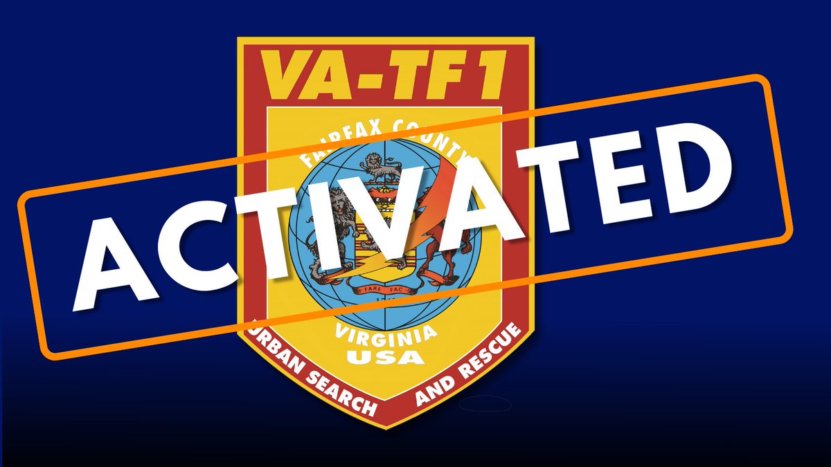 VATF1's tweet image. Activated: @fema has activated VA-TF1 to support the response to the Texas floods. Our team is sending three canines and a search manager and will depart this evening.
@ffxfirerescue
