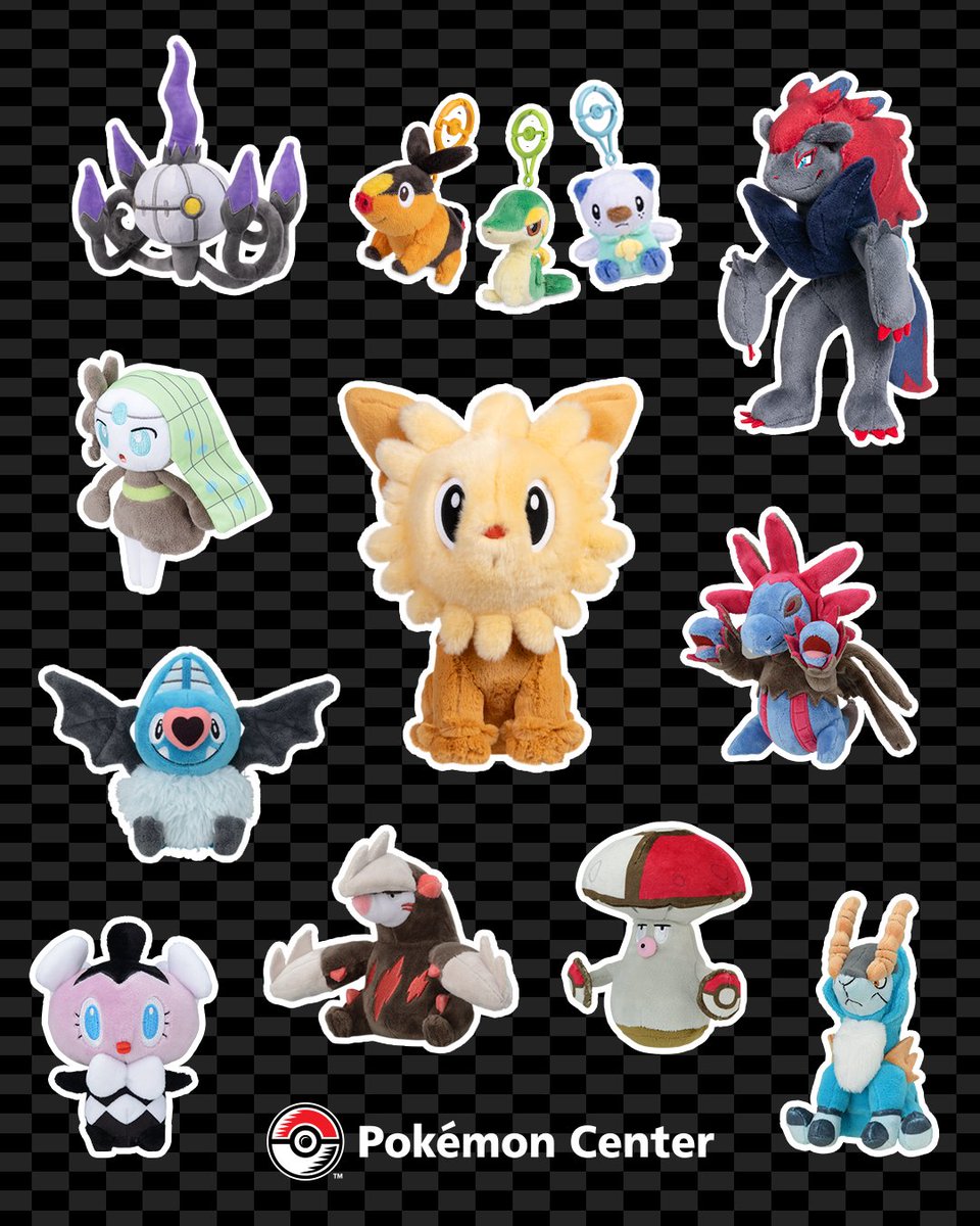 Which Pokémon found in the Unova region is your favorite? 

Celebrate your love for the Unova region with plush 🤗
🔗pkmn.news/UnovaPlush