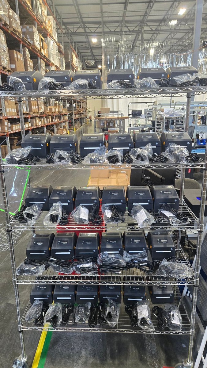 PaulJMcCain's tweet image. CNCs and fiber lasers are cool and all, but how many label printers do you have?
#manufacturing #madeinusa