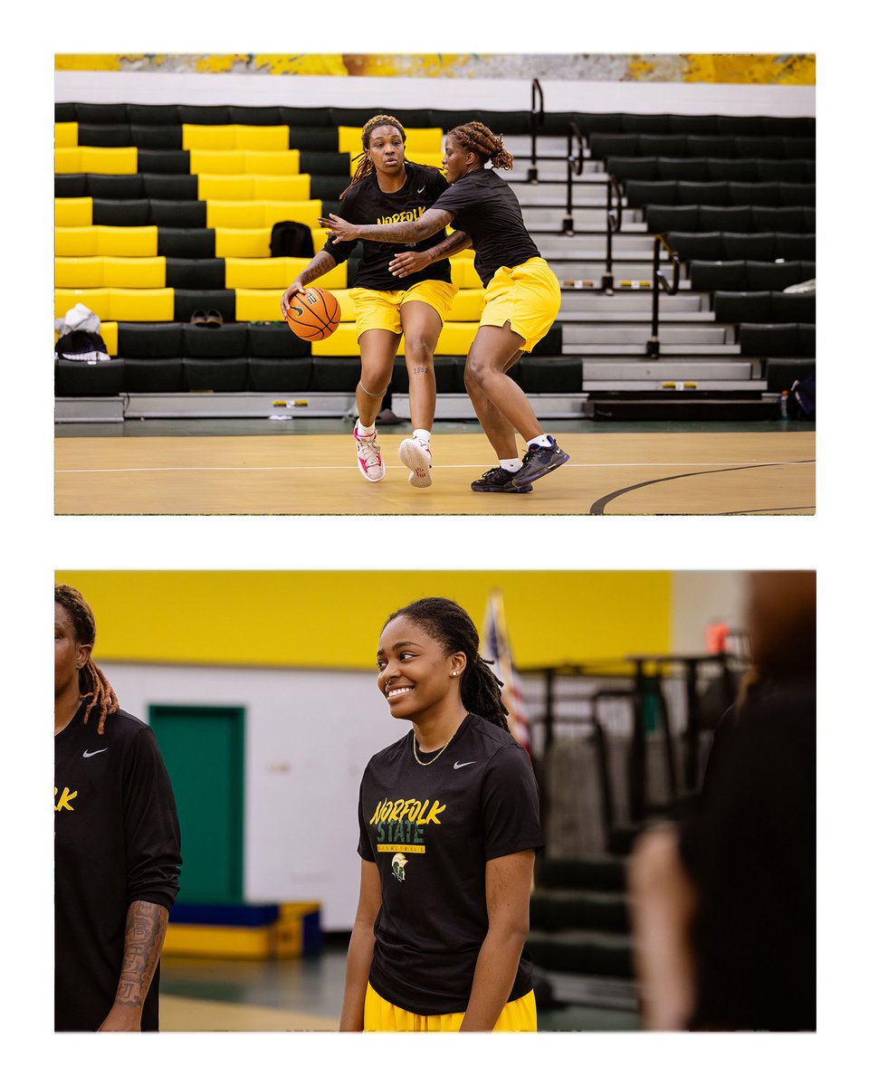 NorfolkStateWBB's tweet image. Hard work on repeat🔁
#GoldStandard🔰