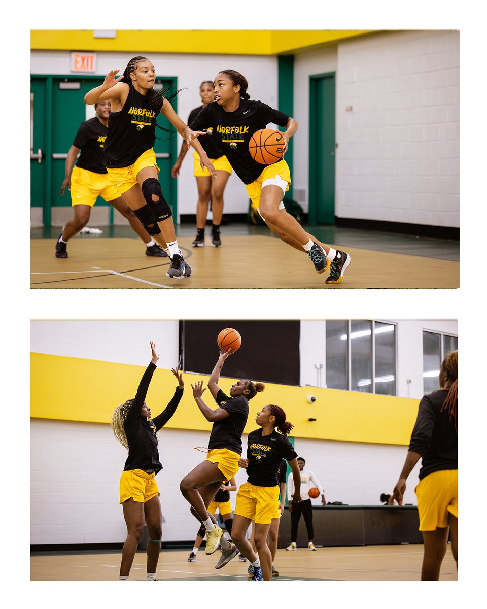 NorfolkStateWBB's tweet image. Hard work on repeat🔁
#GoldStandard🔰