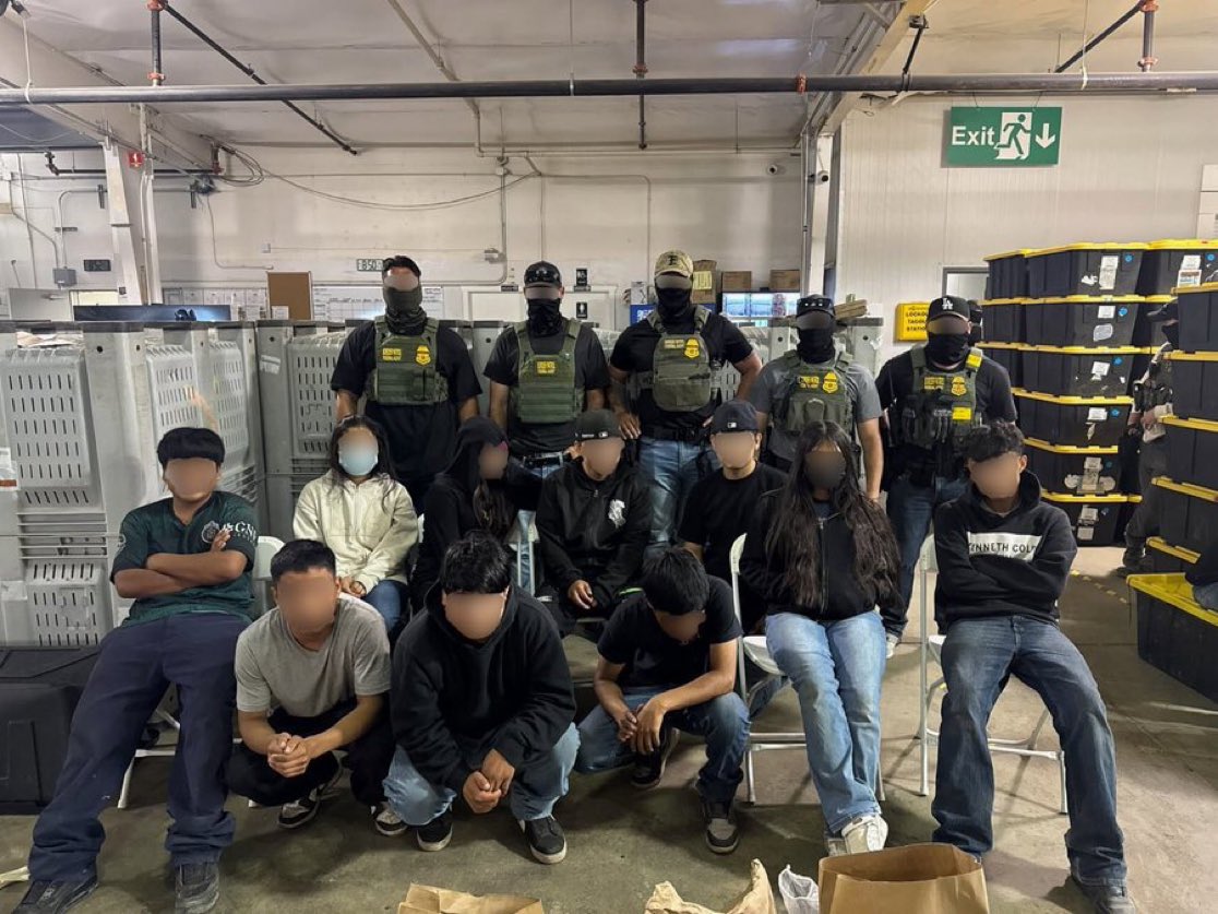These children were rescued yesterday from a cannabis farm in California.  9 of them came across the border unaccompanied and Biden let them in and released them into slave labor