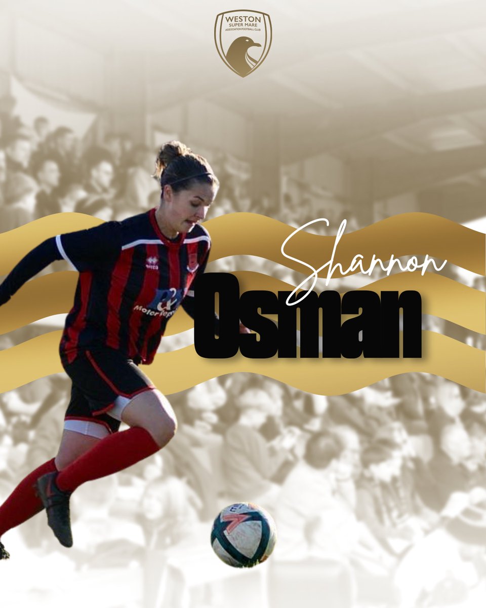 🖊️ | OSMAN SIGNS!

Weston-super-Mare AFC Women are delighted to confirm that Shannon Osman has signed for the 2025/26 season!

Read more here 🔗 wsmafc.co.uk/osman-signs/