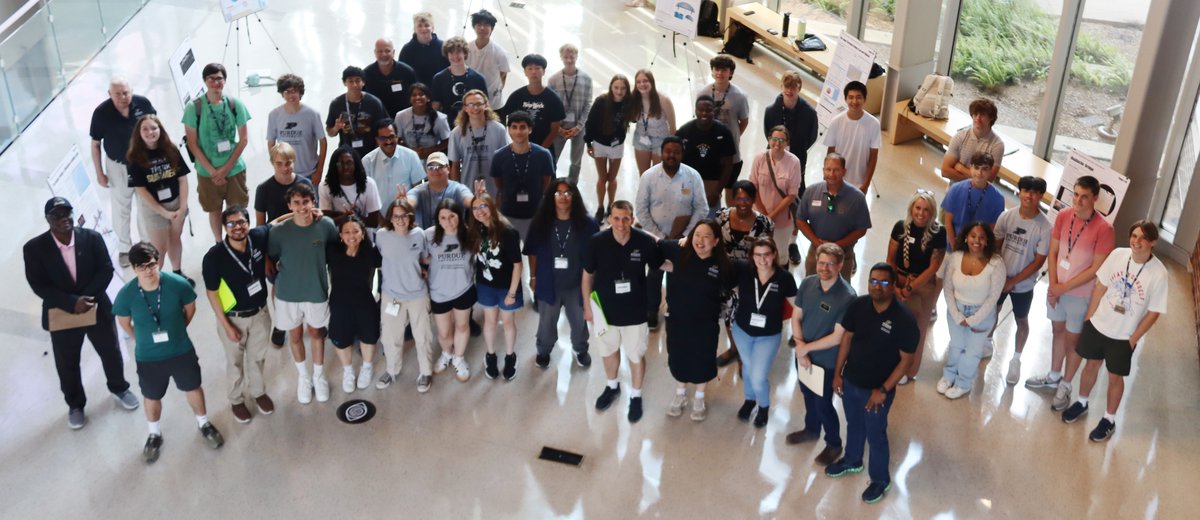 PurdueCCE's tweet image. We've reached the end of our second and final "Developing Tomorrow’s Infrastructure: An Introduction to Civil and Construction Engineering" course at #Purdue! Thanks again to everyone who helped make this a great experience for some of our country's brightest high schoolers!