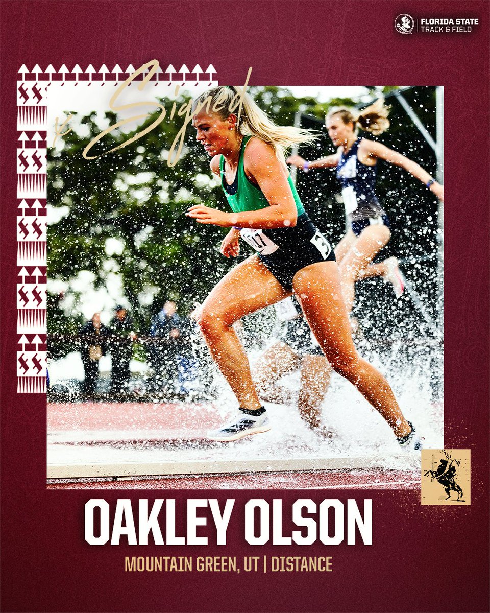 FSU_Track's tweet image. Welcome to Tallahassee, Oakley🍢
#NoleFamily | #OneTribe