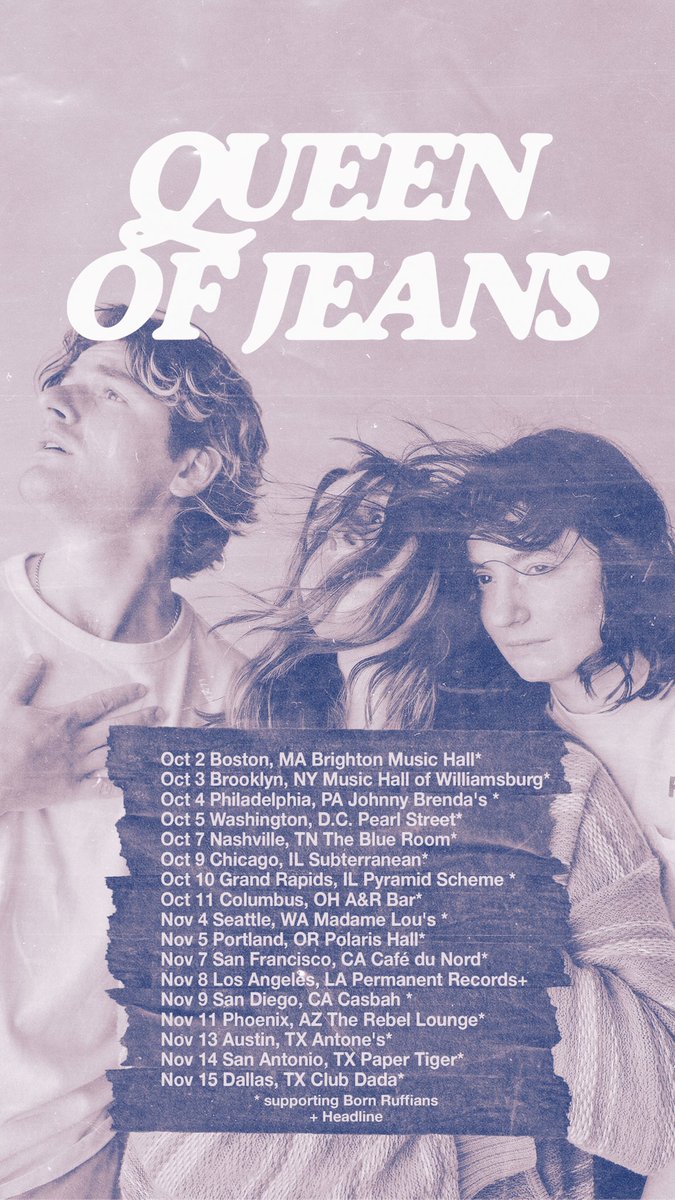 queenofjeansPHL's tweet photo. 🌝 FALL TOUR DATES ANNOUNCEMENT!! we’re so excited to support @bornruffians.bsky.social on these dates and to announce a headline show in LA 🥰♥️ get ur tix fast these will go quickly! 🫳 https://t.co/2VxGBKS0bJ https://t.co/tMlO1x2eBj