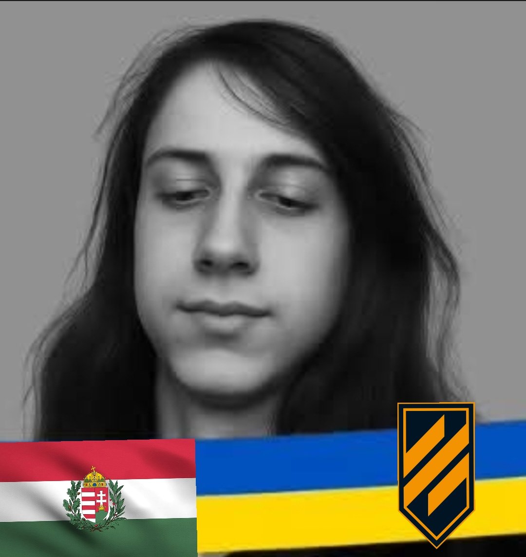 SzabadonMagyar's tweet image. First confirmed Hungarian has died fighting against the russians.
REST IN PEACE 馃檹
Many Hungarians are fighting
with Ukrainians shoulder to shoulder, their identity kept in secret, hence the Orban-regime would retaliate against their families.
Aser Benjamin was 21 years old.