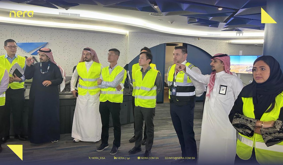 Nera_KSA's tweet image. #NERA welcomed delegation from the Civil Aviation Authority of Singapore (CAAS), led by Mr. Kah Han Tan, Chief Technology Officer.

The Delegation was welcomed by Eng. Raed Naji, VP of Growth, accompanied by members of the executive leadership team.

During the visit, which