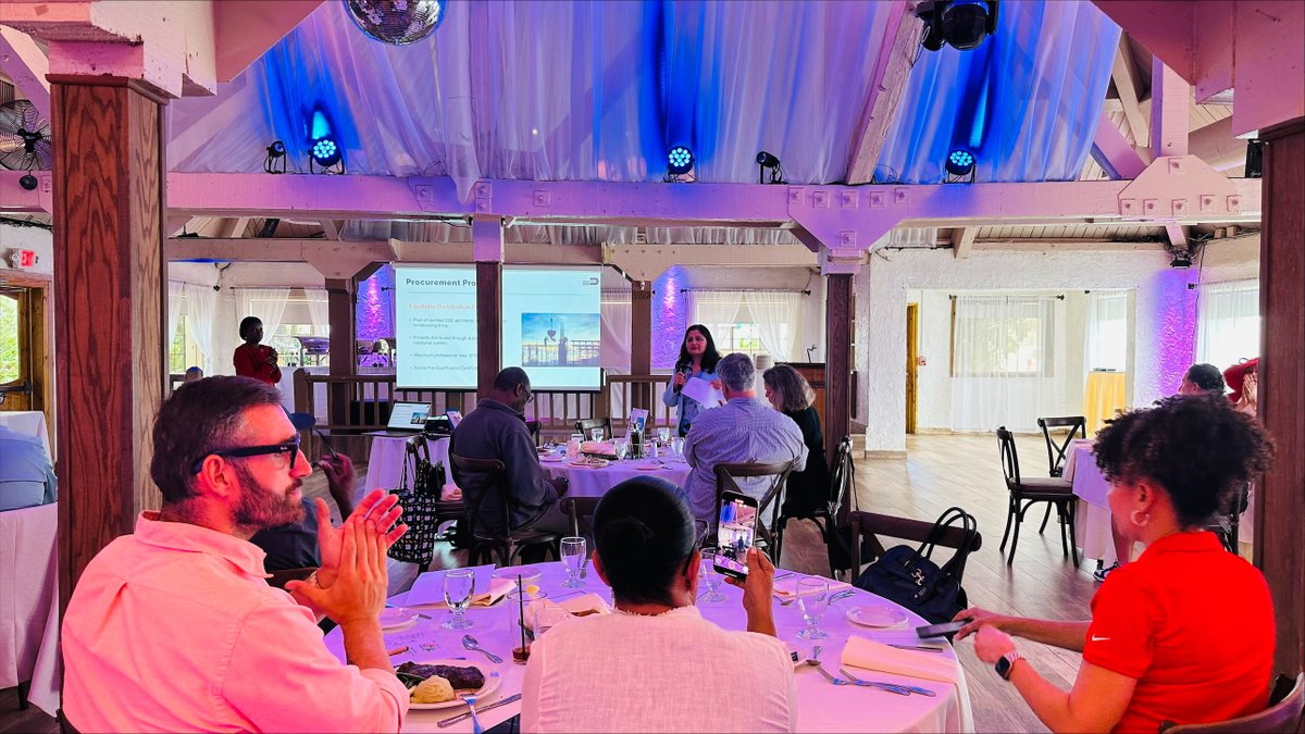 mdcspd's tweet image. On 7/10/25, SPD presented at the CSBE Association’s General Meeting, reaching out to 20 small businesses. SPD shared information on the County’s contracting opportunities, small business programs and plans to streamline procurement processes. #miamidade #OurCounty #smallbusiness