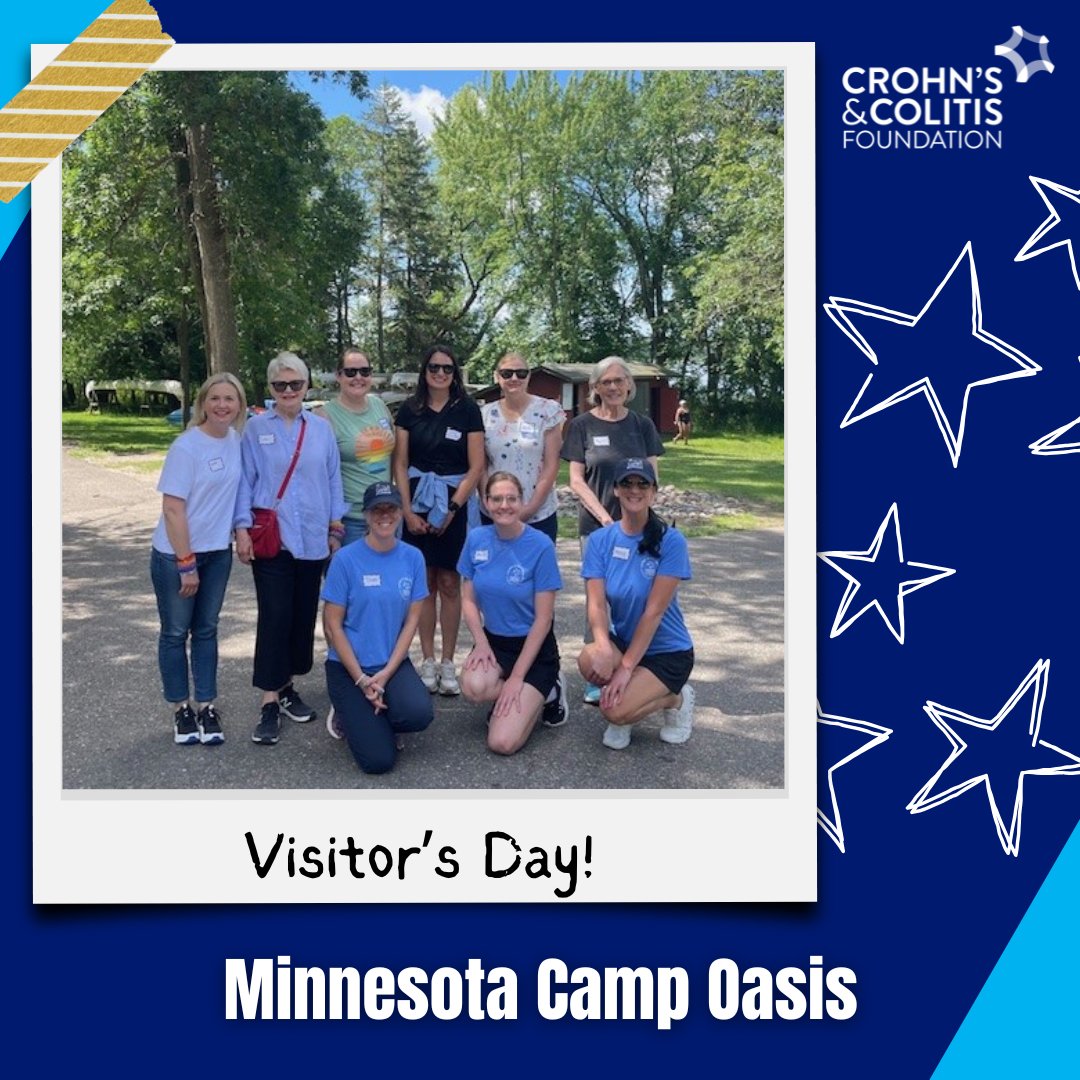 We had a beautiful day up at the MN Camp Oasis for Visitor's Day! Thank you to all who support camp - volunteers, donors, parents, healthcare providers, and many more. Thanks to you we are able to provide this unforgettable experience for children &amp; teens living with IBD!