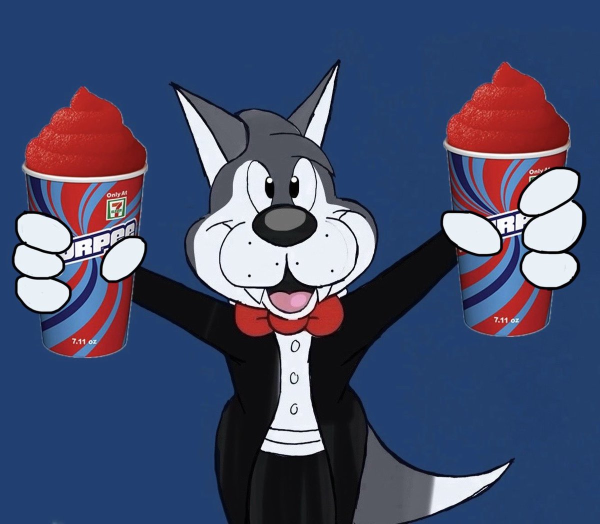 Wolfie_Toon's tweet photo. Happy 7/11 Y’all 

Don’t forget to get your FREE SLURPEES!!!

#freeslurpee #Happy711 #anthroart #CartoonArt #furrytoon #furrytoony #furrytoonyart #cartoonyartstyle #wolf #Wolfie #WolfieTheWolf #Wolfiecartoon https://t.co/4AvOo6hIB6