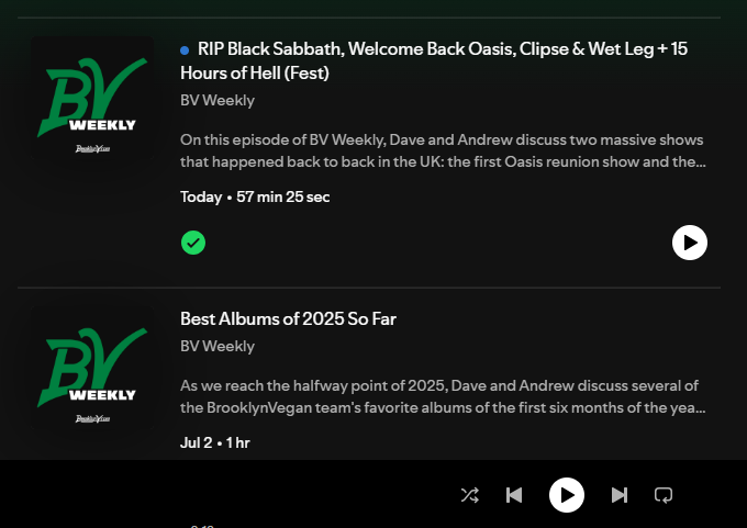 Hey, have you checked out our new podcast BV Weekly? New episodes every Friday morning (including today's!)