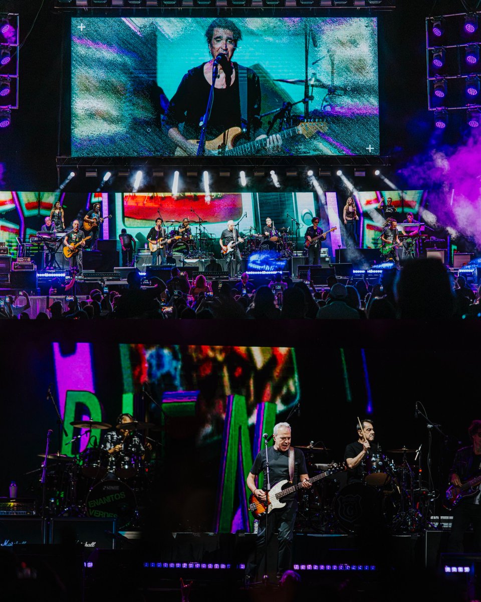AACenter's tweet image. DOS LEYENDAS! Last night with Hombres G 🤝 Enanitos Verdes for the Huevos Revueltos Tour at AAC🤘🎸
📸: Maxwell Thomason
