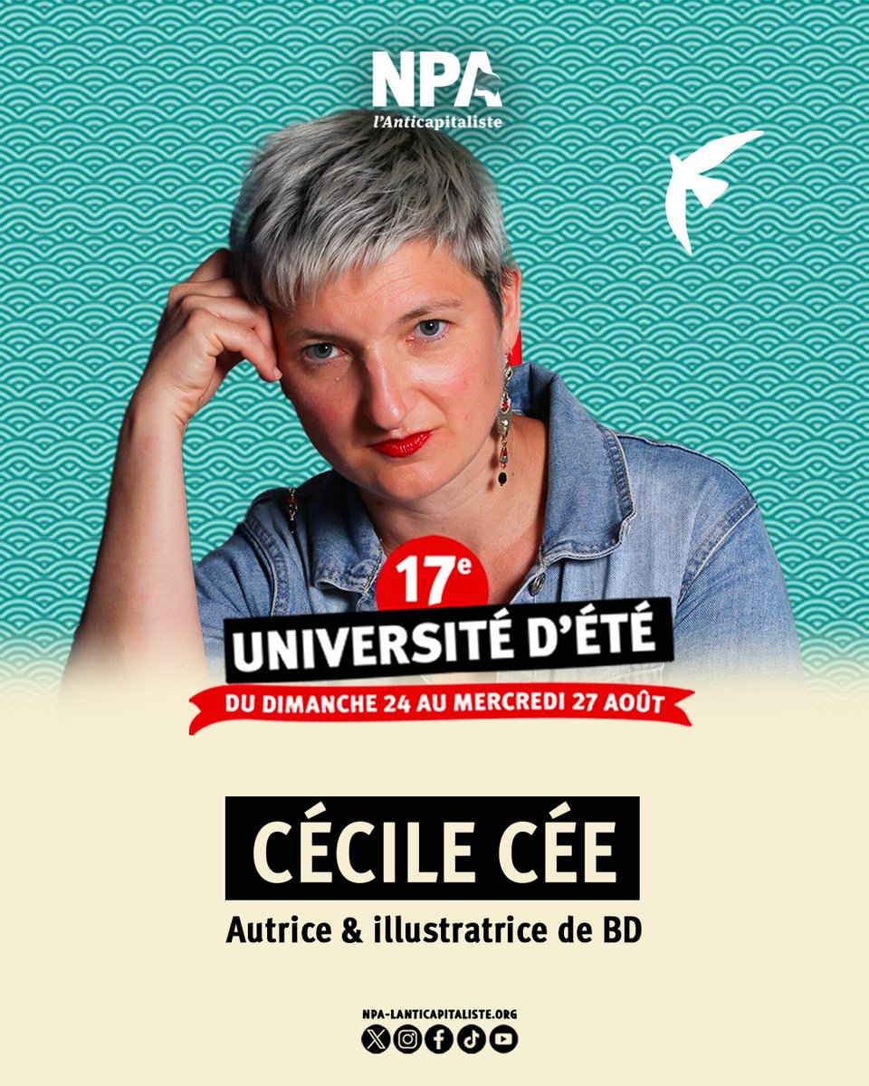 Invitées à notre université d'été, Mireille Fanon-Mendès-France interviendra sur les questions de colonialisme et l'autrice et illustratice Cécile Cée participera à une table ronde autour de la bande-dessinée !
🎟️ Les réservations sont ouvertes !
👉npa-lanticapitaliste.org/UDT2025