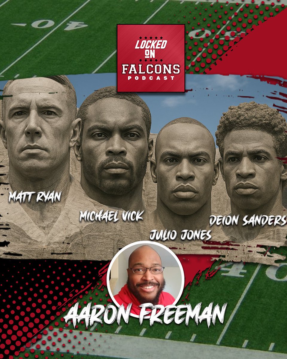 Locked On Falcons (@lockedonfalcons) on Twitter photo Atlanta Falcons Mount Rushmore, according to <a href="/lockedonfalcons/">Locked On Falcons</a> host Aaron Freeman.
Matt Ryan
Michael Vick
Julio Jones
Deion Sanders
Do you agree? Atlanta Falcons Mount Rushmore, according to <a href="/lockedonfalcons/">Locked On Falcons</a> host Aaron Freeman.
Matt Ryan
Michael Vick
Julio Jones
Deion Sanders
Do you agree?