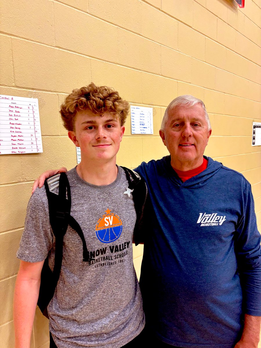 Fidel_Garcia_Jr (@ginfid84) on Twitter photo Great week of basketball at the best Basketball School in the world.
Thank you to <a href="/dshow23/">Don Showalter</a> <a href="/CoachSchlabaugh/">Dave Schlabaugh</a> and the rest of Snow Valley Coaches.
Congratulations to <a href="/WTHS_BD_Bball/">Warren Township High School Boys Basketball</a>’s <a href="/JavinGriffin21/">Javin Griffin</a> for winning Best Passer, voted on by his Coaches in the Western Division. Great week of basketball at the best Basketball School in the world.
Thank you to <a href="/dshow23/">Don Showalter</a> <a href="/CoachSchlabaugh/">Dave Schlabaugh</a> and the rest of Snow Valley Coaches.
Congratulations to <a href="/WTHS_BD_Bball/">Warren Township High School Boys Basketball</a>’s <a href="/JavinGriffin21/">Javin Griffin</a> for winning Best Passer, voted on by his Coaches in the Western Division.