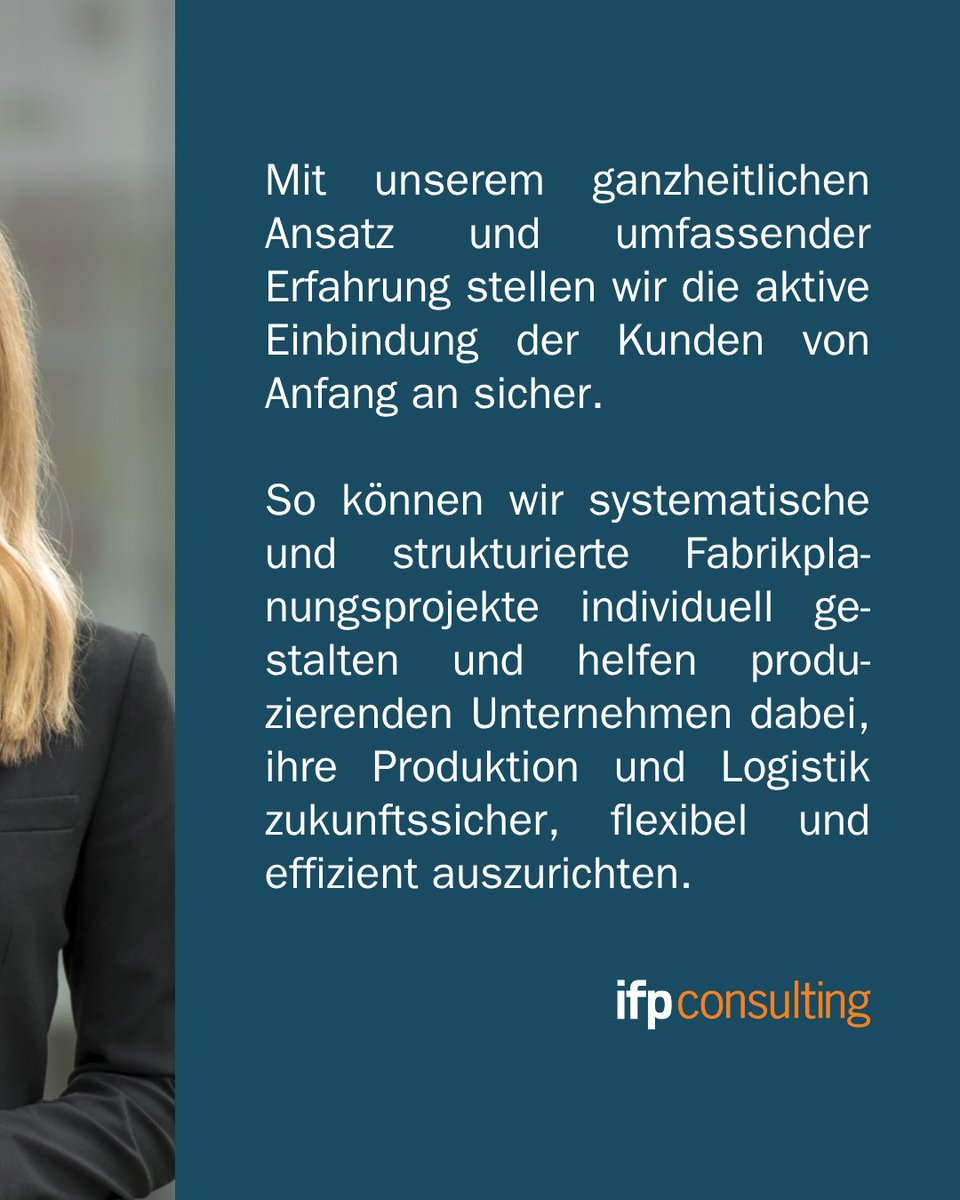 ifpconsulting's tweet photo. 🔍 „In der Fabrikplanung gibt es keine ‚one fits all‘ Lösung.“

https://t.co/qOnJYnDlz2

#fabrikplanung #werkstrukturplanung #operationalexcellence #businesstransformation #ifpconsulting | Ideen erfolgreich machen! https://t.co/yS0W8QHxiz