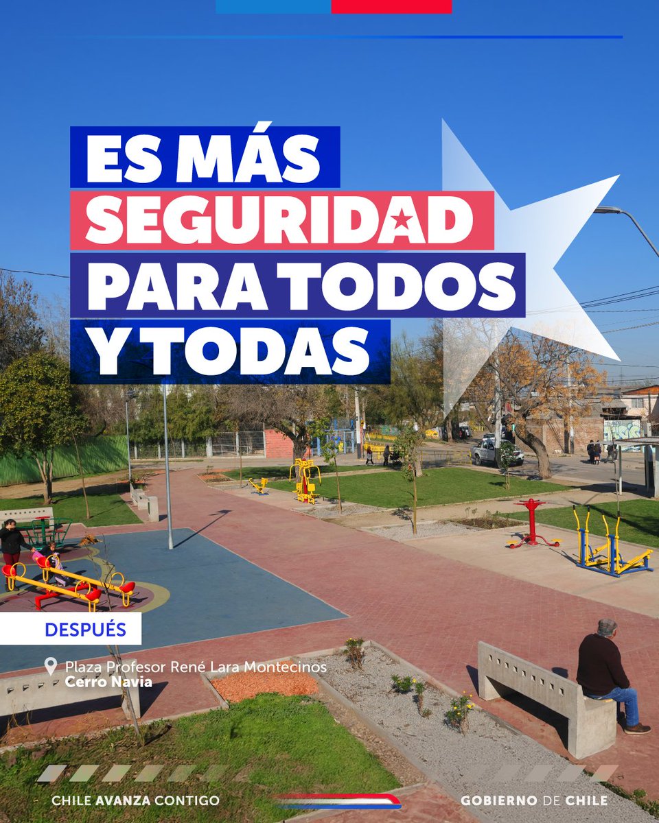 ✅ Cuando recuperamos un espacio público, le devolvemos a la ciudadanía un lugar para encontrarse, compartir en familia, utilizar bien el tiempo libre y disfrutar de forma segura. 

Fortalecer estos espacios es clave para prevenir que la delincuencia se los apropie.