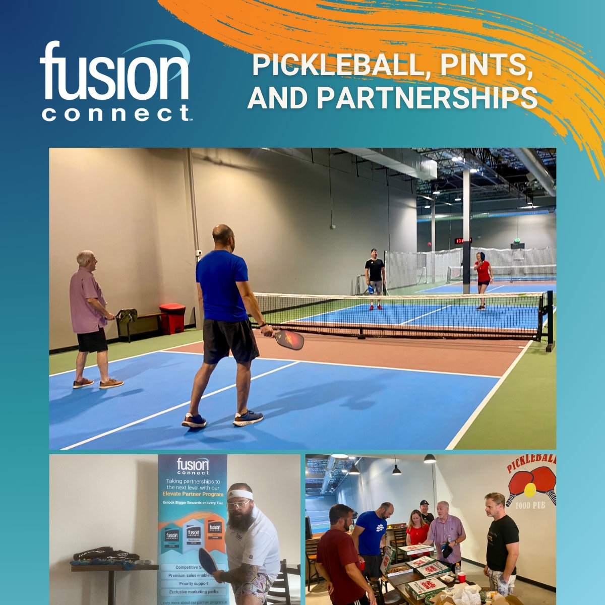 Fusion Connect teamed up with Telarus for a night of Pickleball, Pints, and Partnerships... where we served up serious fun and serious channel value!

#FusionConnect #PickleballPintsAndPartnerships #Channel