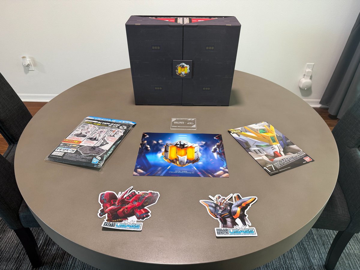THANK YOU <a href="/PlayCODMobile/">Call of Duty: Mobile</a> FOR THE #CODMxGundam CARE PACKAGE!!  

ALONGSIDE THE GUNDAM MODEL, THEY ALSO SENT ME 20,000 COD POINTS TO GIVEAWAY!!  

TO ENTER: 

1. REPOST THIS POST 
2. LIKE THIS POST 
3. FOLLOW <a href="/ParkerTheSlayer/">ParkerTheSlayer</a>

WINNER GETS PICKED ON JULY 18TH!!