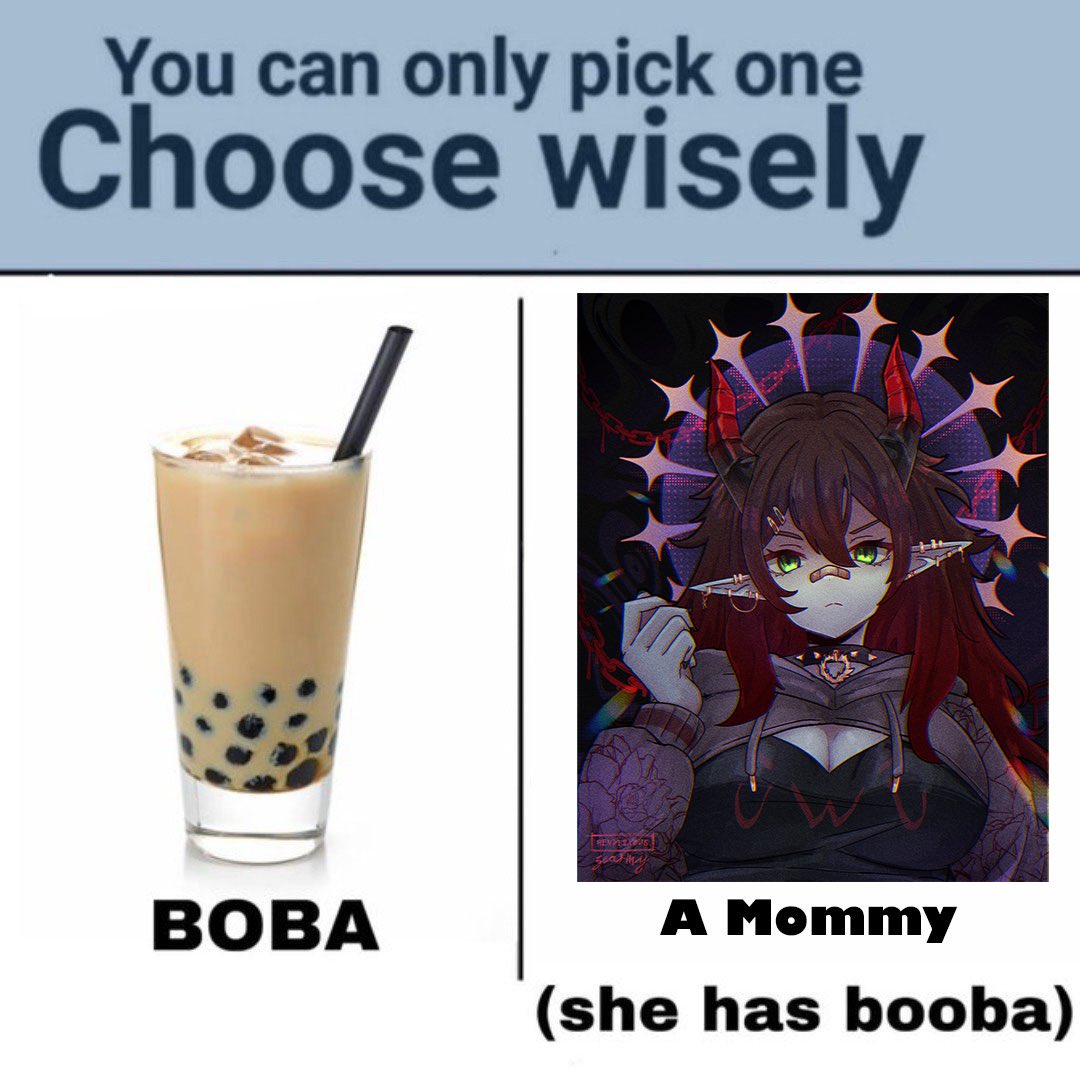 What would you choose?

You better choose the boba