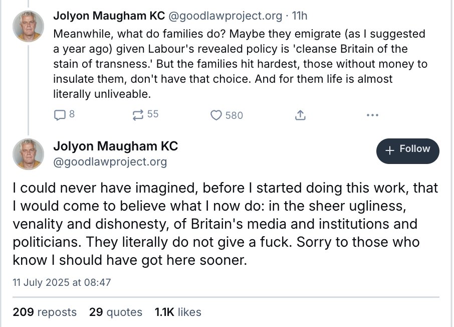 Angry Dad meltdown latest: He hates everyone.