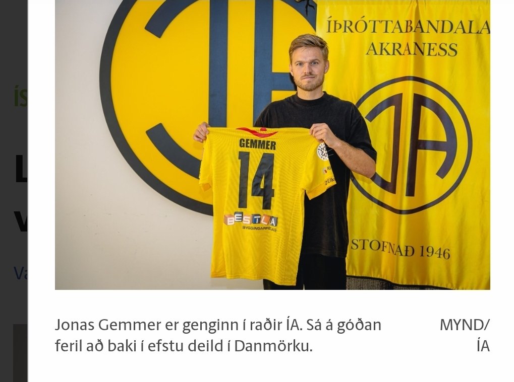 Formaður ÍA á fundi með Lárusi Orra: Hvað get ég gert fyrir þig til að styrkja liðið? Lárus Orri: Gemmer miðjumann.