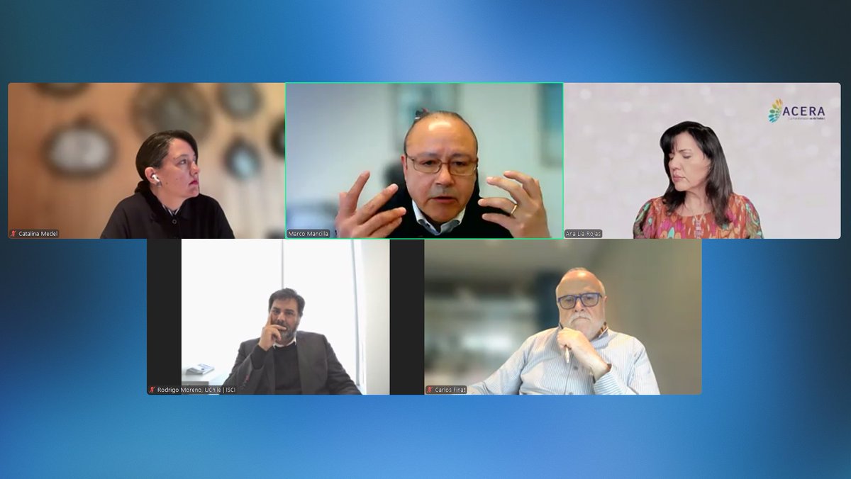 Webinar "Tarifa Eléctrica Regulada ¿Culpables o solución? Las renovables bajo la lupa tarifaria". Participó nuestro SE, Marco Mancilla.
Presentación de Rodrigo Moreno: lnkd.in/eNbpmep5 
Descargue estudio: lnkd.in/e4bfGwNd 
Revisar el webinar: lnkd.in/eUzH4CXC