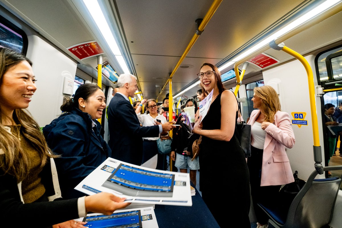 Tina Lovgreen (@tinalovgreen) on Twitter photo Welcome to the Mark V Era 🚆<a href="/TransLinkNews/">News from TransLink</a>
The new trains offer:
✅ 25% more capacity
✅ Wider aisles + flex areas for strollers, bikes, mobility devices
✅Better heating, ventilation, cooling
✅ Interior artwork from local Indigenous artists
✅ Built in Canada Welcome to the Mark V Era 🚆<a href="/TransLinkNews/">News from TransLink</a>
The new trains offer:
✅ 25% more capacity
✅ Wider aisles + flex areas for strollers, bikes, mobility devices
✅Better heating, ventilation, cooling
✅ Interior artwork from local Indigenous artists
✅ Built in Canada