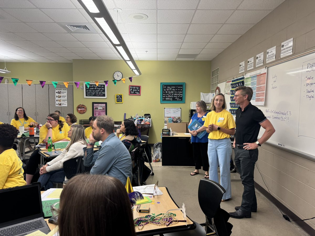 egmackey's tweet image. More than 1,000 AP educators have spent the week at Hewitt-Trussville for A+ College Ready E3 Training. It was encouraging to see the engagement and enthusiasm in the teachers participating in this professional development program this morning