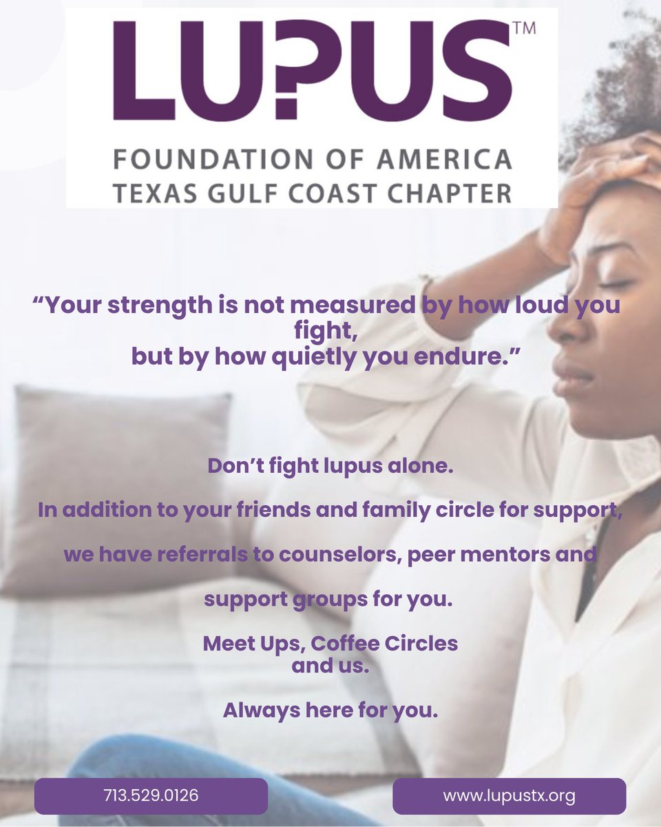 This week - more than most weeks - we need to check in on each other.  Support one another - and #bepresent for one another.
#mentalhealth month and every day.  #bekind to yourself, too!  Reach out - info@lupustexas.org