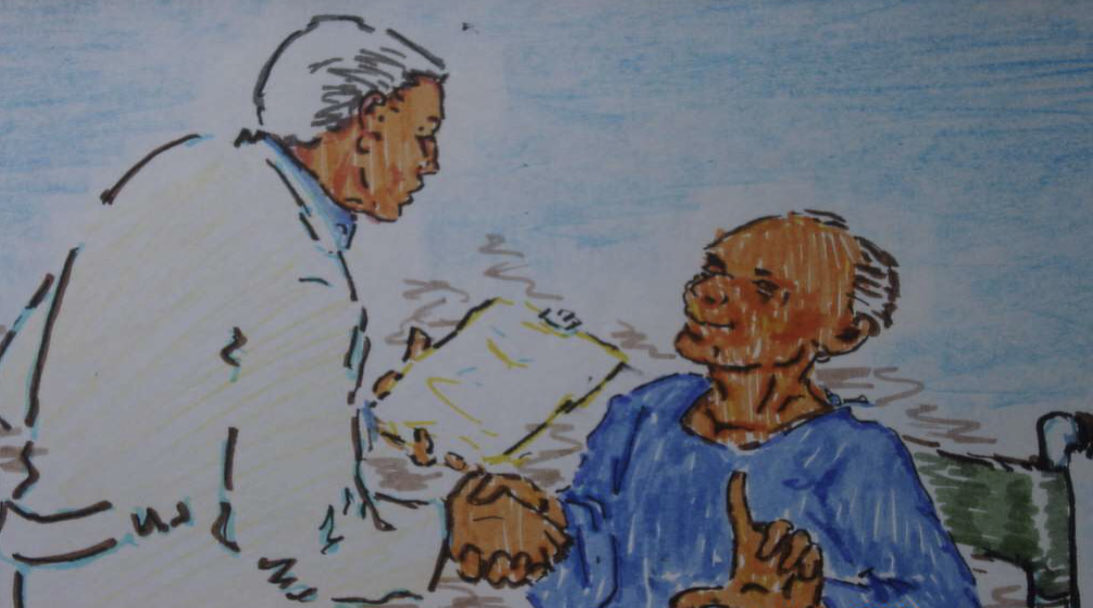 JBtiz's tweet image. QUÉ ME PASA, DOCTOR? Informar al enfermo es un imperativo deontológico de médico. El enfermo desea conocer qué le sucede, cuál es su tratamiento y cuál su pronóstico. Informar sobre esto no es una cuestión opcional de los médicos. El enfermo tiene derecho a esta información.