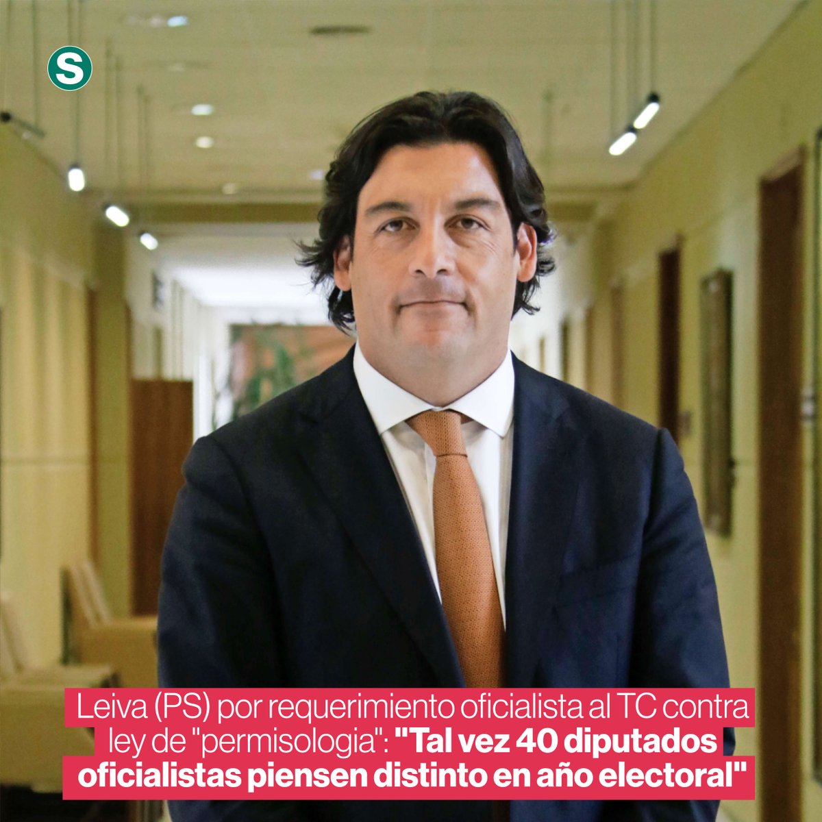 Raúl Leiva fue uno de los pocos miembros de la bancada PS que no se sumaron al requerimiento de parlamentarios oficialistas ante el TC contra la ley de permisología: "Tal vez 40 diputados oficialistas piensen distinto en año electoral", dijo. lasegunda.com