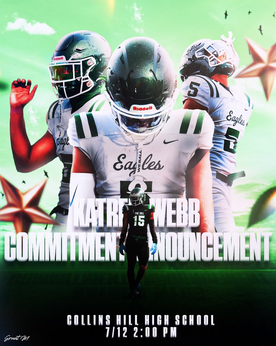 KatrellWebb's tweet image. Everyones Welcome, Lets Go!!! #Thecommitment @CollinsHillFB @collinshill @SwickONE8 @CoachBeck56 @RecruitGeorgia @borntocompete