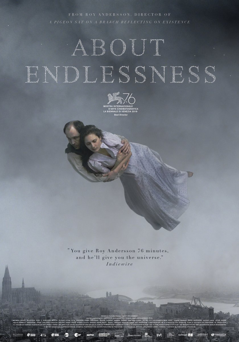 yavuz_cobanoglu's tweet photo. Gecenin filmi: About Endlessness (2019) Filmde bir bütünlük yok ama karelemeleri muazzam... Her sahne sanatsal bir fotoğraf karesi gibi... Bir resmî geçitteymiş gibi sırasıyla sahnelenen ve medeniyetin gömdüğünü sandığı hortlaklar geçidi...👌#Film #Movie #sinema #AboutEndlessness https://t.co/Gj1azVmY7g